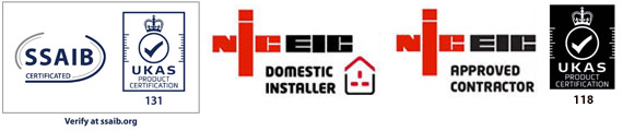 UKAS NICEIC registered approved