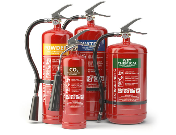 Fire extinguisher group
